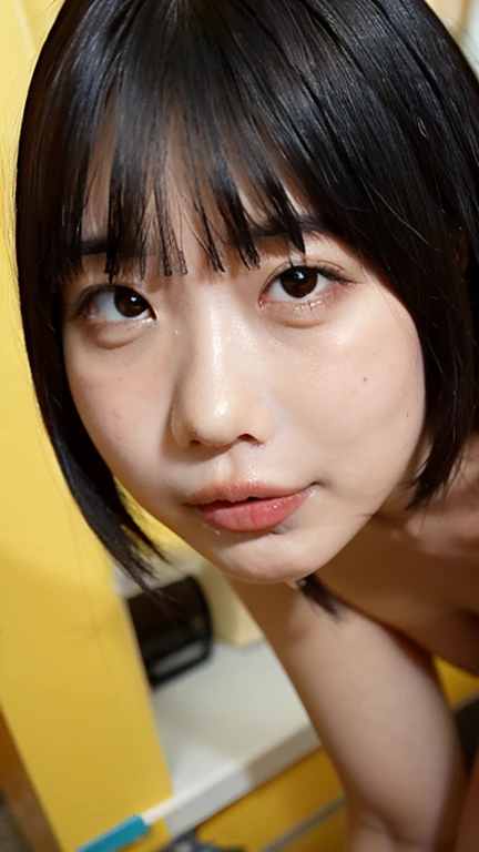 ((best quality)), ((masterpiece)), perfect face, good eyes, double eyelid, nude, porn, perfect breasts, small face, ((realistic lighting, top quality, 8 thousand, masterpiece: 1.3)), clear focus: 1.2, perfect body beauty: 1.4, slim abs: 1.1, (accelerate: 1.4), (Inside the house, night), legs spread out toward the front, korean, on the bed, ((young)), Hairless, 11 years old, Penis inserted deep into the mouth, Ahegao