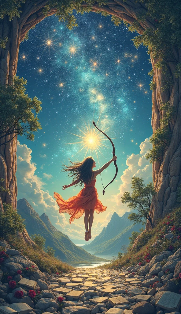 Galaxy, violet color, turquoise, rosado, fire sagittarius