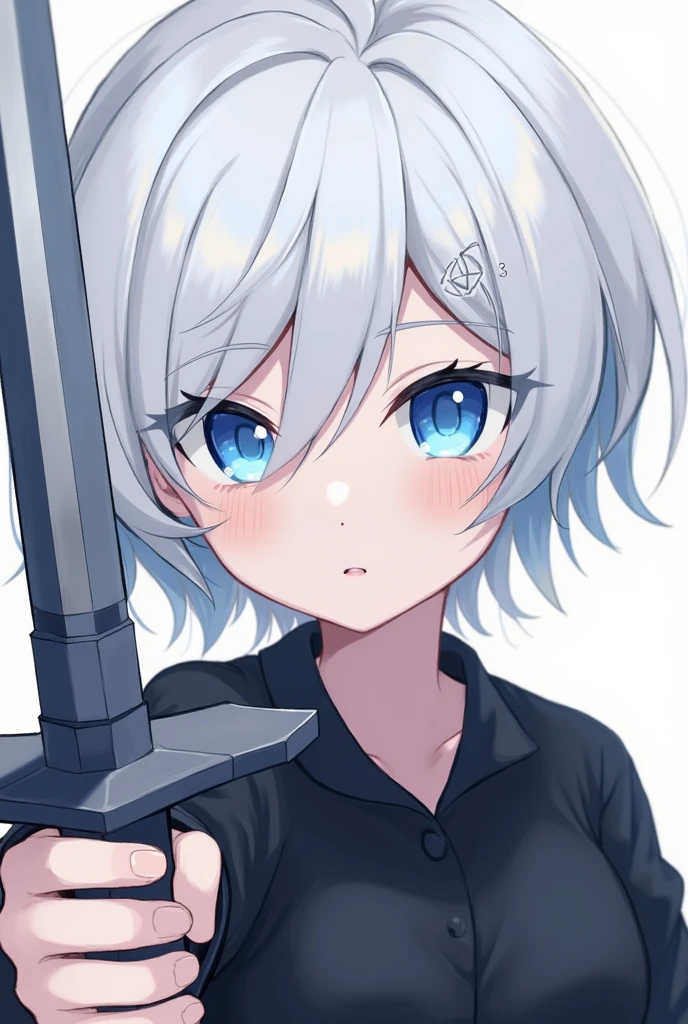 Hold the handle of the knife in your hand，Draw the sword，Cut out countless knife lights，Turn around，Collect the knife