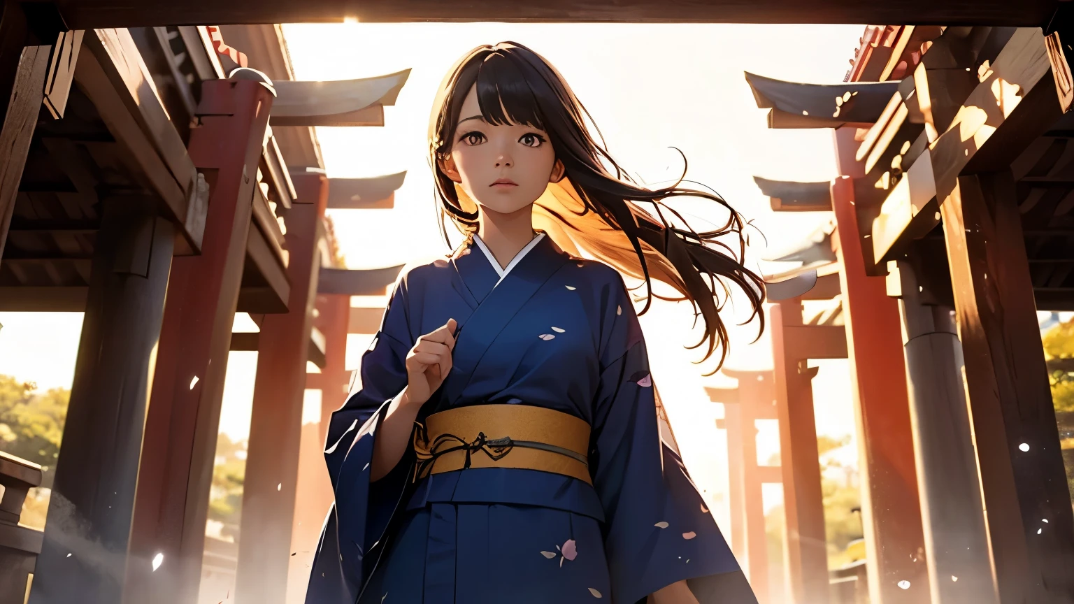 Anime character Ouka Makusawa, in the form of a real woman from the real world, realistic and human version