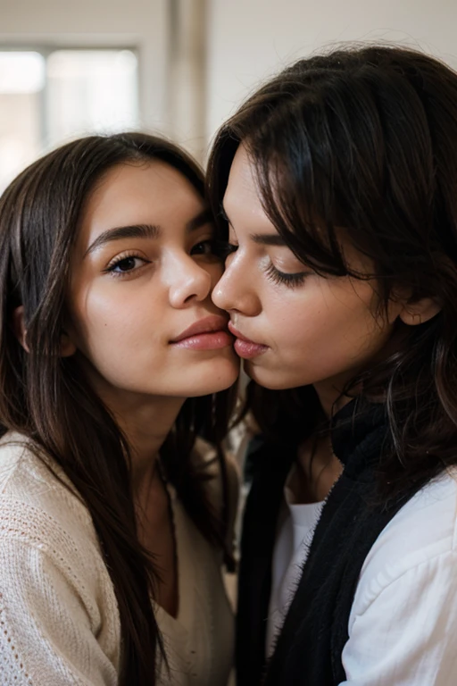 Girl kiss man