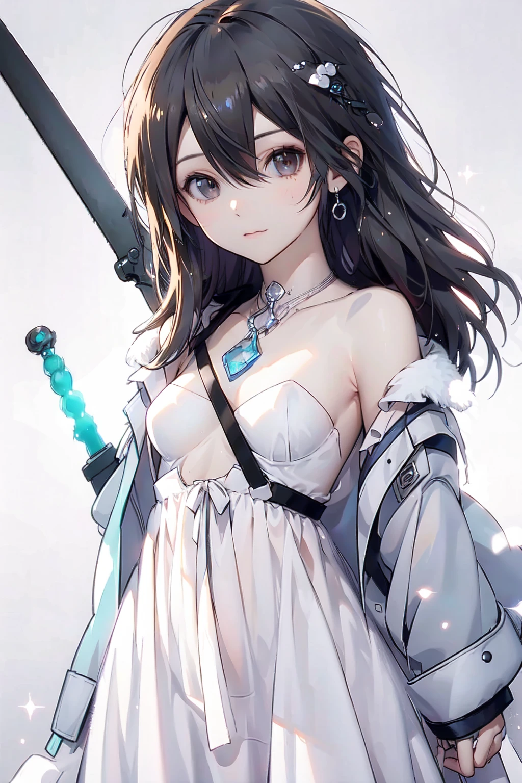 Beth,,Expose the private part,Sexual turn,Long black hair,Big ,Purple eye,tmasterpiece,best qualtiy,ultra - detailed,illustratio,epic lighting,cinematic compositions,isometry,1girl,独奏,adolable,black color hair,red hair clips,formal,a captivating gaze,captivating posture,inside in room,office room,doors,Open the door,looking at viewert,peeking out upper body,Be red in the face,seduct ,Shut your mouth,(8K:1.1),hand,Disdainful look,Disgusted expression,比基尼,Underwear,White tights,Nude