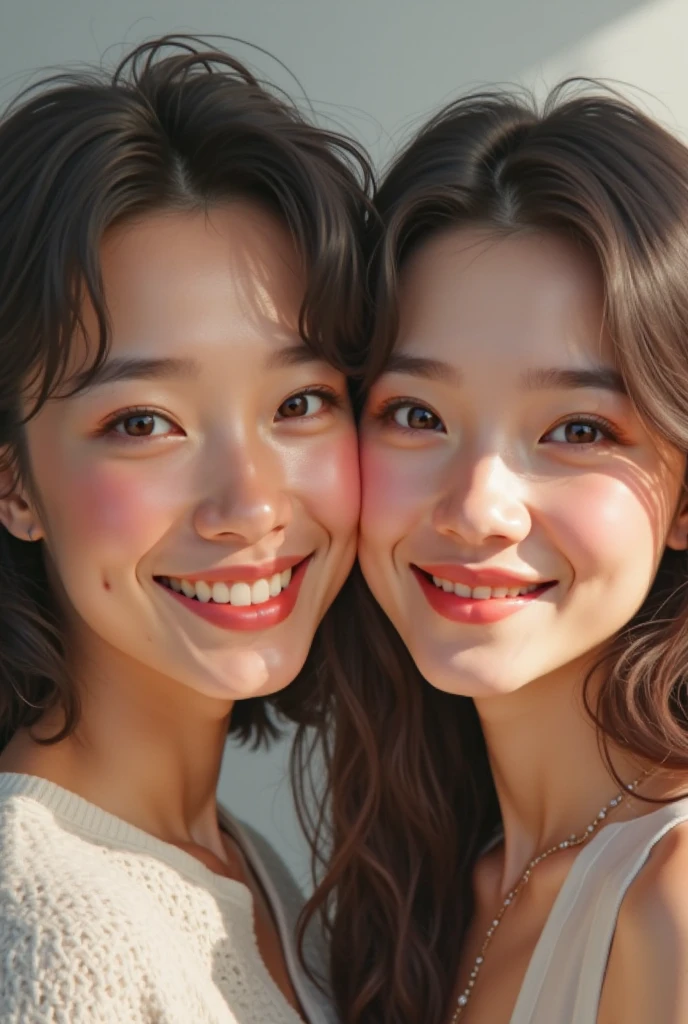 (((Fine image quality correction、Smooth image correction、Image quality correction for rough images:1.11)))、(((masterpiece、Highest quality、Very detailed、Artistic lighting balance that brings out the best in your model:1.22、Perfect Anatomy)))、(Surreal)、(Upper Body:1.5、high school girl、Great balance of facial placement)、(Highly detailed CG illustrations)、(Very delicate and beautiful)、Realistic quality、Realistic atmosphere、Realistic human texture、Realistic human touch、Realistic facial muscles、realism、Absolute rules、最高masterpieceのバランス、The most beautiful composition of a woman、Realistic creation and expression、