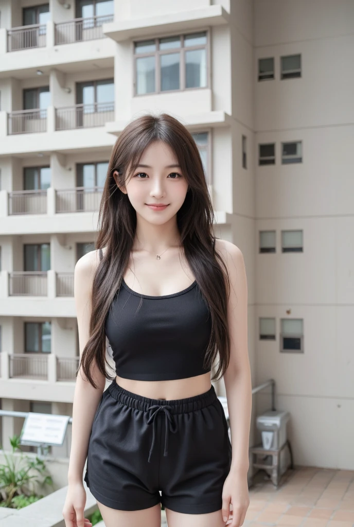 arafed asian woman with long brown hair and a white top, gorgeous young korean woman, korean girl, beautiful young korean woman, beautiful south korean woman, photo of slim girl model, jaeyeon nam, portrait of female korean idol, asian girl with long hair, korean woman, heonhwa choe, cute korean actress, photo of slim girl