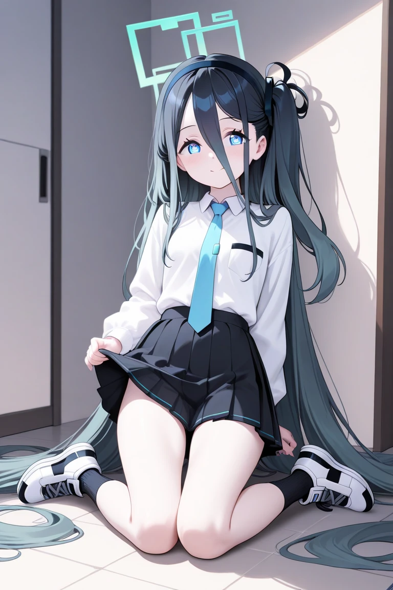 High resolution、realistic、(1boy)、((Only the lower body is photographed))、((penis))、(((cum on legs)))、1girl、young girl、twin tails、Marie、black hair、very young face、wicked smile、low length、thin arms、delicate body、(Moderate thighs)、perfect feet、((footjob))、((footjob))、belly button、hoodie、shorts、shortsのジッパーが開いています、barefoot、(はfootjobしています)、in the locker room、NSFW、(Angle from above)