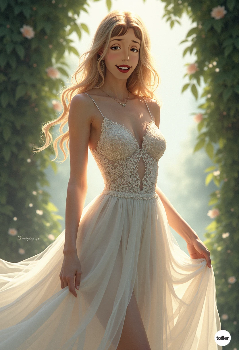 Vados, Beautiful woman, Revealing wedding dress