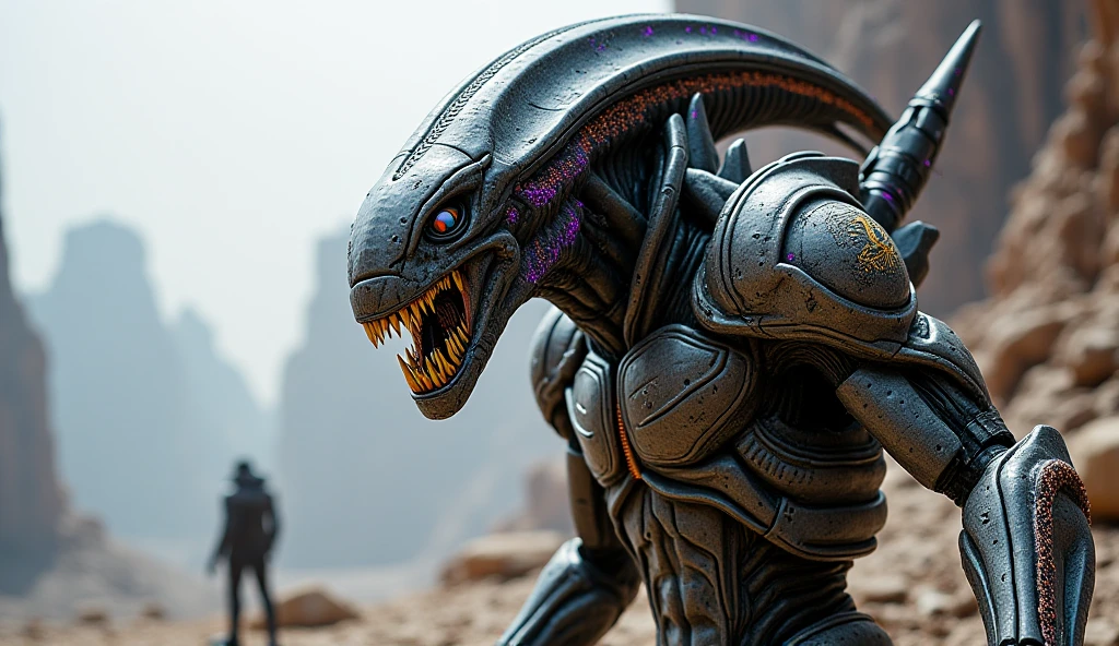 <lora:alien_lora:1> <lora:zerg-basic:0.5> <lora:thalassophobia:0.9> masterpiece, best quality, extremely detailed CG unity 8k wallpaper, (dog:1.5), bigbadejo alien_monster, zerg, dog inside a dark murky cave, black oil eyes, shiny carapace, sharp teeth