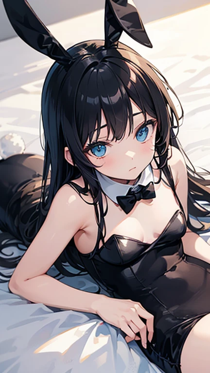 finger to mouth,lick,from front,front view,looking at viewer, looking ahead,from above,cowboy shot,1girl,Beautiful 14 year old girl,Japanese,Slender,,low length,Small breasts,Thin legs,Small Ass,Baby Face,Small face,Black Hair,one side up,Gray Eyes,Drooping eyes,slit pupils,narrow eyes.middle School girls,Black collar with black leash,A see-through black and light blue negligee,Sexy Lingerie,open mouth,tongue out,front face,Kneeling,Straight Stand,Beautiful and detailed anime art,Mischievous smile,Sexy vibe,cum on tongue,Dimly lit room,On the bed,Simple Background,Gray background,Low lighting,