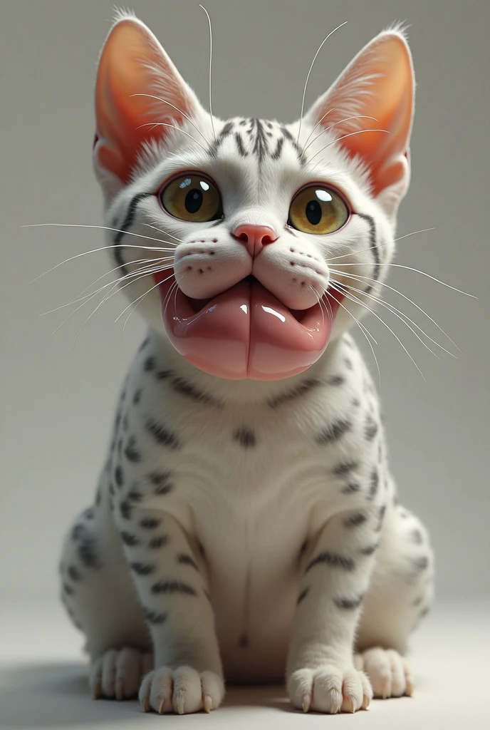 One, check_9,check_8_up,check_7_up, source_cartoon, source_fluffy, Catboat, Anthro fluffy feline girl, tall body, hourglass figure, Adult woman, Blue eyes, :3, muzzle, pink nose, silver fluffy body, tabby gray tabby cat, длинные светлые hair, hair, Closing one eye, standing, Loving expression, simple white background, , (realistic, Photorealistic, hyperrealism, Photo, hyper detailed fur):1.3, amazing, ultra clarity, 4K, excellent quality, high detail, close-up, bare chest, , cum on face, sex oral dick oral, human penis, Zoophilia, cute sucks dick, the cat gently sucks, caresses with tongue, Sperm drips from the mouth, balls dick, shaved balls, big dick, juicy dick, touches eggs with hands, plays with eggs, naked, Nipples, Foreground,sperm stretched on tongue, looks at the viewer, exhaust, Школьный exhaust