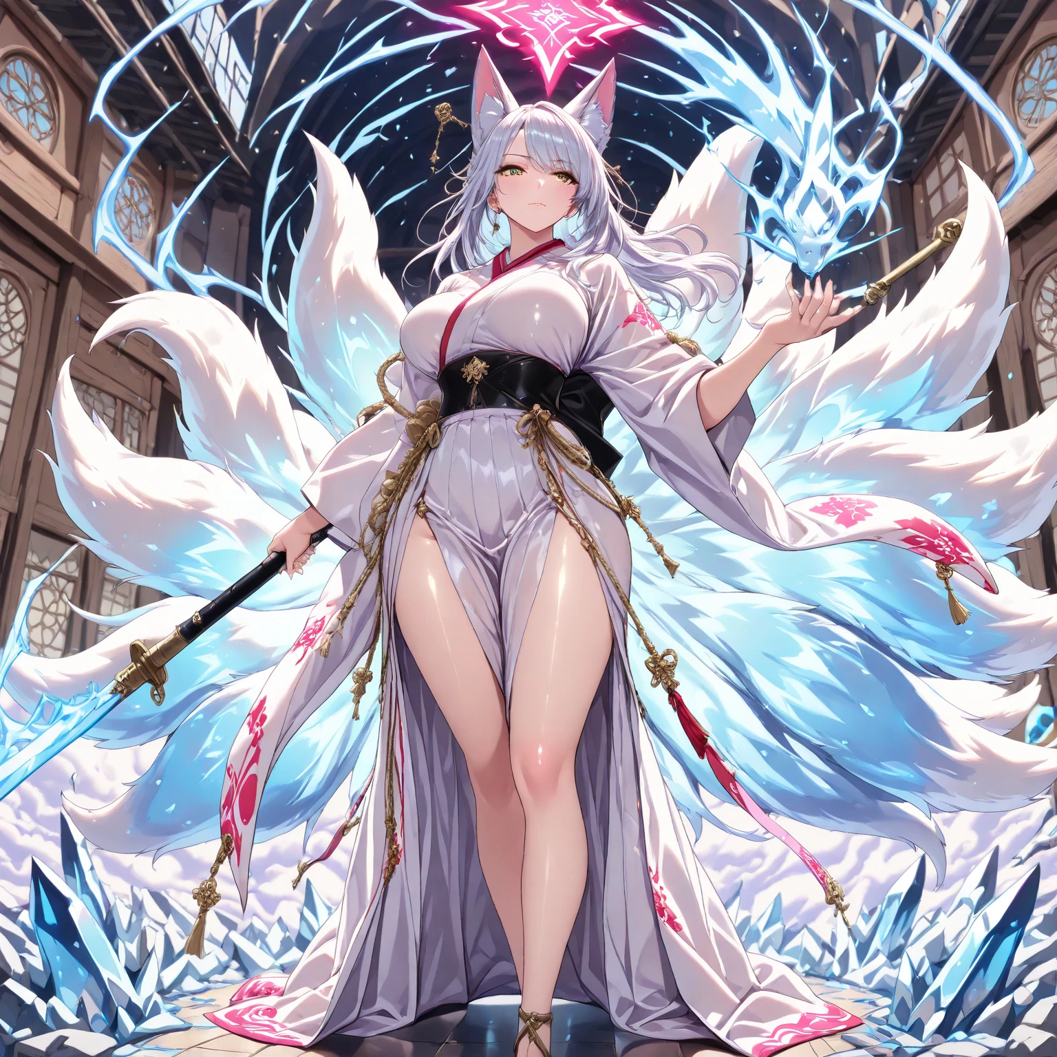 super detailed, explicit, beautiful body, beautiful nose, beautiful character design, perfect eyes, perfect face, ultra high resolution, 4K, beautiful feet, perfect legs, nice hands, perfect hands, masterpiece, highest quality, very detailed, figure, disorganized, perfect anatomy, Street Fighter, doll suit, Shadaloo doll, doll suit, Expressionless, empty eyes, looking at the viewer, red gloves, emotionless, black latex, corruption, Mind control, female combatant, whole body, hypnotismにかかった, unhappy trance, whole body suit, ribbed bodysuit, arms to the sides, obey, perfect female body, extremely glossy latex, hypnotism, hypnorolla, empty eyes, Mind control装置, Pauses, obedient_Pause, slave, stand up straight, Are standing, Are standing at attention, have, tie, belt, latex, ribbed bodysuit, Thighhighs, garter belt, combat readiness, Extend your right arm from your shoulder and reach up into the air., army, thigh boots, 1 girl, hair ornaments, purple hair, very long hair, blue eyes, Cure the Earth, Healing Good Precure