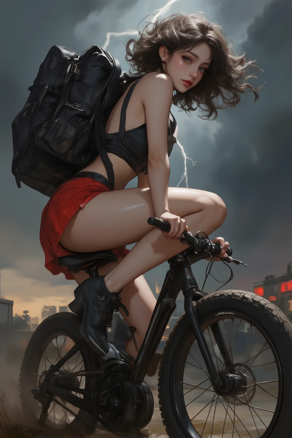 buhanka, 1girl, red hair, hand, helmet, thighhighs, soft light, floating hair, <lora:eyes_ beautiful detailed eyes:1>
,
full body,
,
:3,
from side,
short hair,
<lora:buhanka-000030:0.6>, (masterpiece, best quality), intricate details, 8k, artstation, wallpaper, official art, splash art, sharp focus
<lora:style_landscape_ siberian atmosphere:0.4>