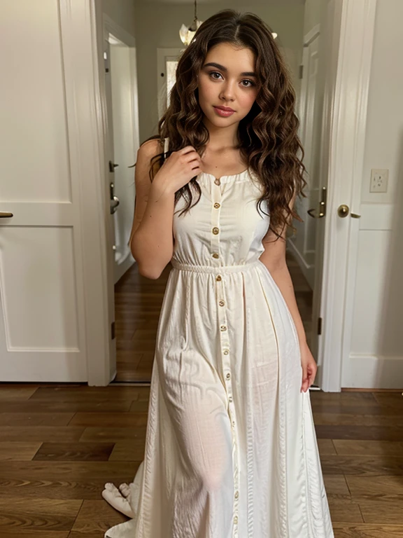 A beautiful woman Nilce Moretto wearing a beautiful short dress 