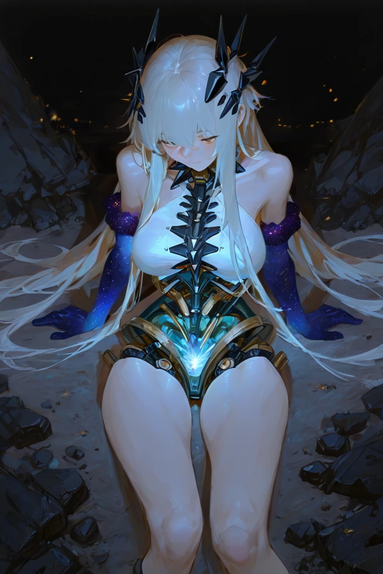 A girl regarded as the ultimate, thick rope, bound, pitiful, altar, full body interesting posture, conservative white antique dress, colorful anime, ancient China, 8k, ultimate picture quality