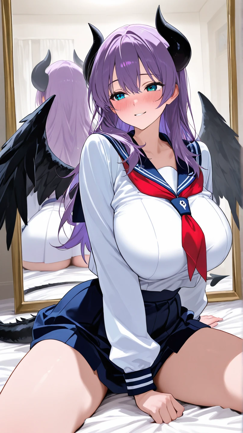 (masterpiece), good quality, (good artist), absurdres, ultra high resolution, (extremely detailed), good color, Colorful, perfect light, 8K,
official art, lens flare, (full body:1.3),black_pantyhose, long_sleeves,(white shirt), sfw, <lora:Cattleya_Familiar_Zero-KK77-V1:0.7>,Purple_Long_Skirt,
good anatomy, character design, one character, Solo, 1girl, 20yo, (perfect woman body), pink_hair, long_hair, frills, pink_eyes, hair_tubes, 1 girl, 20yo,
mature female, Beautiful Finger,Beautiful long legs, Beautiful body, Beautiful Nose, Beautiful character design, perfect eyes, perfect face, (Beautiful,large_Breasts:1.4),
(beautiful_face:1.5),(narrow_waist), bed, on bed, lying_on_back, parted lips, blush, lying_on_bed, bedroom, (night:1.6), (from above:1.4), (covered nipples:1.5),(covering breasts),
skirt lift, bed sheet, black panties, (covered pussy),