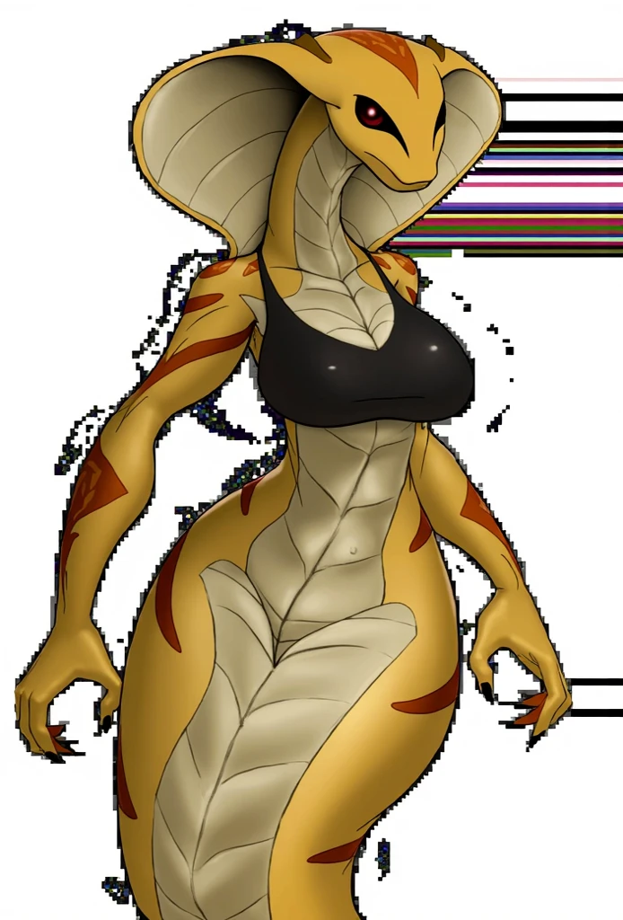 ( arte conceptual del personaje ) MUJER ABEJA, CON ANTENAS DE ABEJA, ALAS DE ABEJA TRANSPARENTE, 4 BRAZOS (4 BRAZOS), COLOR DE ABEJA, FULL BODY, pechos grandes