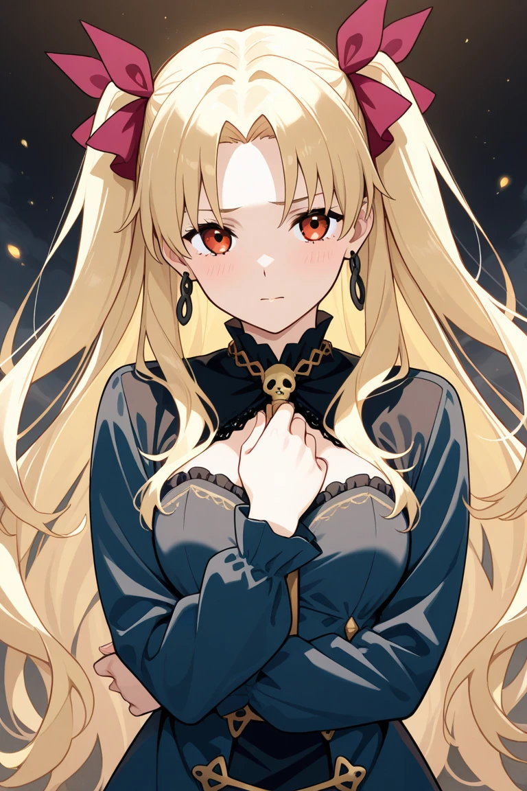 (best quality,4k,8k,highres,masterpiece:1.2),ultra-detailed, warlock, glowing yellow eyes, skulls, stars, celestial signs, thorns, standing in a casting pose, holding both hands with pitch black orbs