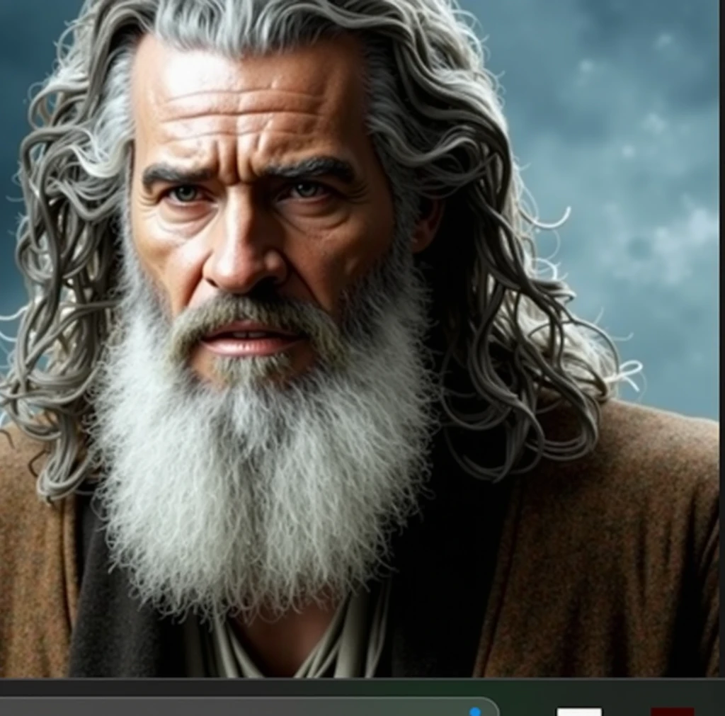 Homem velho, (1man:1.5), grey haired, ash-colored skin, grey beard, grey mustache, green eyes, gazing upwards, otherworldly scenario, no clothing, from head to chest, aura of green surrounding --
A seasoned elder, (1.5m tall), with voluminous grey hair, weathered ash-colored complexion, framed by a thick grey beard and mustache, his expressive green eyes fixed on the heavens, in an ethereal outer space scene, stripped down to the bare essentials, captured from the head to the chest, enveloped in a halo of verdant green aura.

Or,
