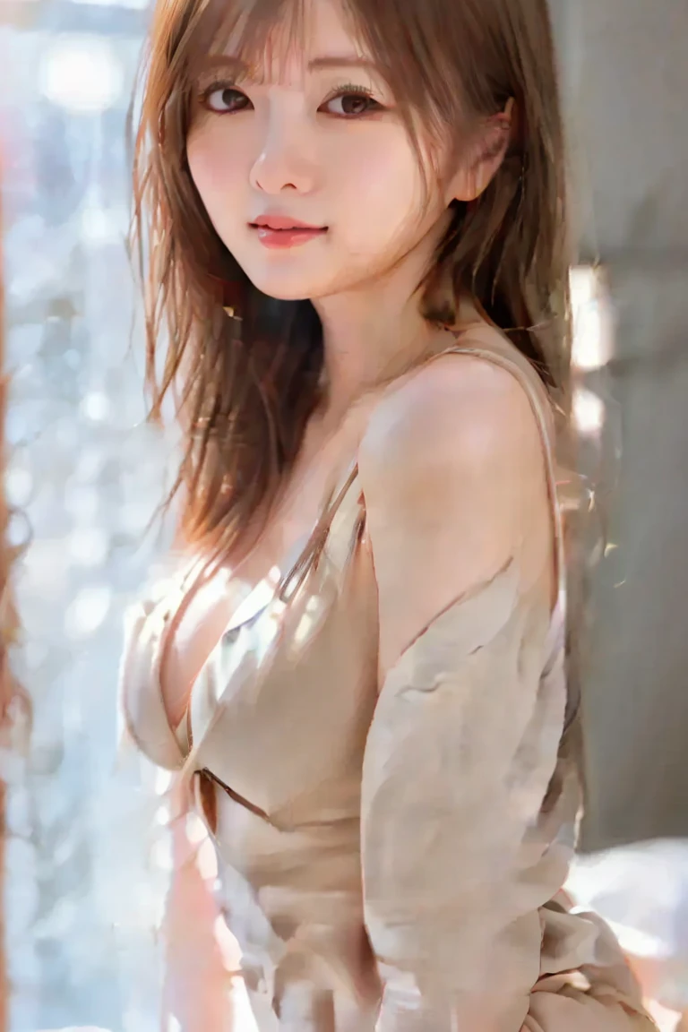 ((((masterpiece、Highest quality、High resolution、Tabletop、wallpaper、Realistic、Bright lighting、Professional Lighting、Face Light、Smooth lighting、Japanese women、Beautiful woman、action、gravure、sexly、so beautiful、Beautiful Skin、Beautiful and exquisite、Detailed face、slim、Looking into the camera))))、((Big Breasts:1.4))、((((japanese,20-years-old,One woman,outdoors,Looking into the camera,明るい色のドレス:1.5)))),smile,close mouth,Five perfect, beautiful fingers on each side、細い指