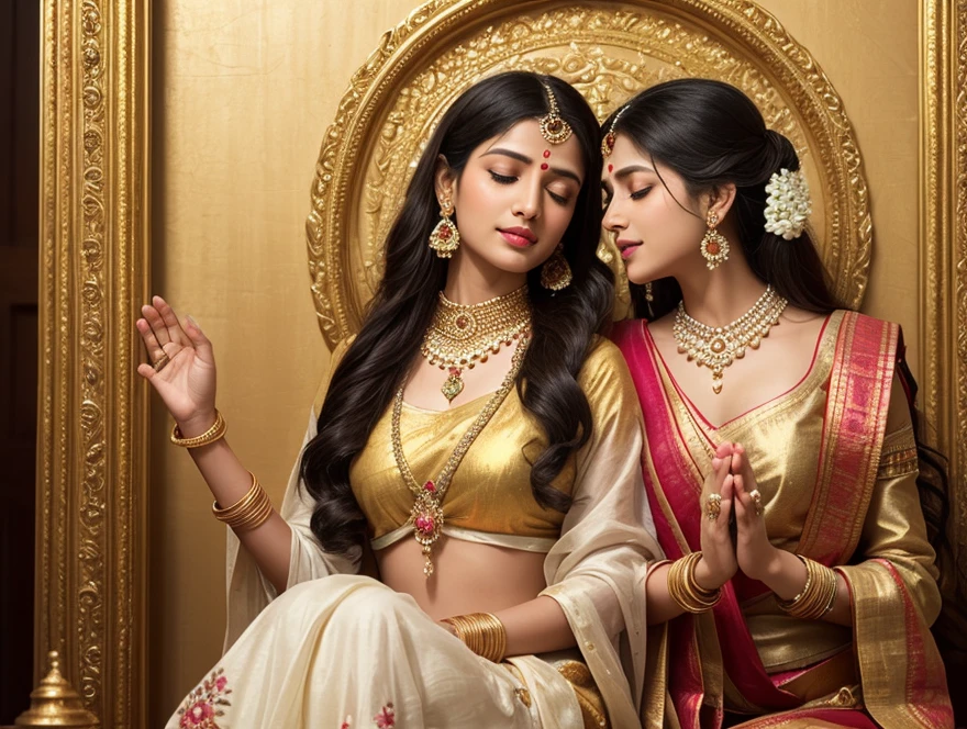 ((Best quality, 8k, Masterpiece :1.3)), Sharp focus :1.2, Generate a realistic image of a beautiful sexy Indian woman dressed in a white Kasava saree, adorned with traditional ornaments, standing in a well-lit room with cinematic lighting. ((Front view, random elegant pose)), and there is a sense of grace and elegance in her posture. The background should complement the scene, enhancing the overall aesthetic appeal of the image. Photography by Brandon Woelfel, Full shot: Canon EF 16-35mm f/2.8L III USM lens on a Canon EOS 5D Mark IV camera, ultra realistic, 32k, HD