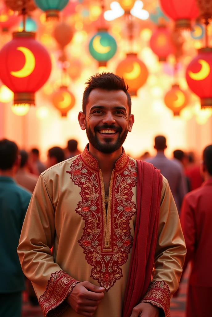 Handsome tamil man named ERWIN with a Malaysia flag
