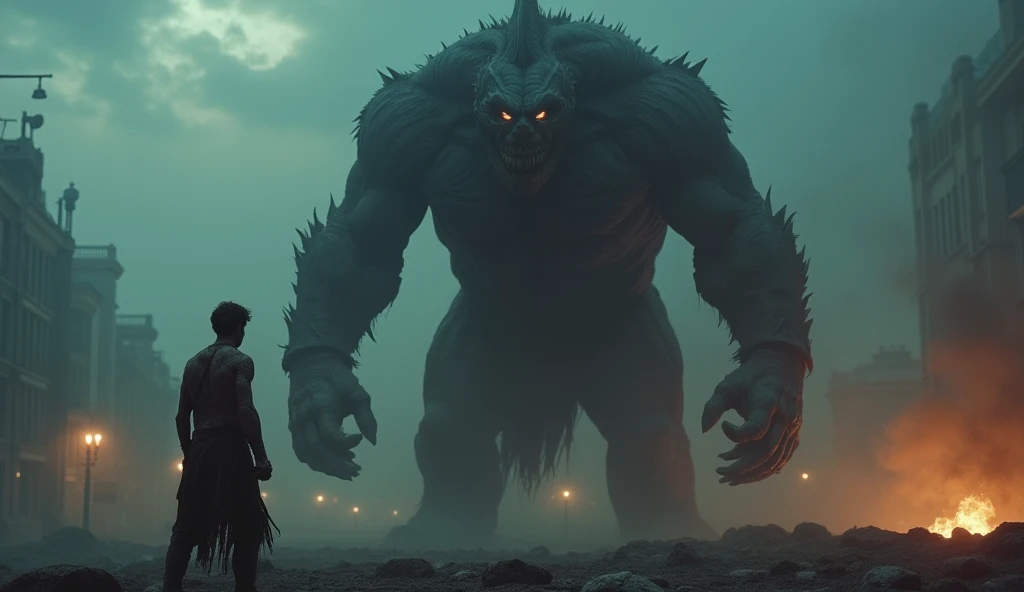 monstrous planet and planet of monsters, unreal, overallDetail:1.5