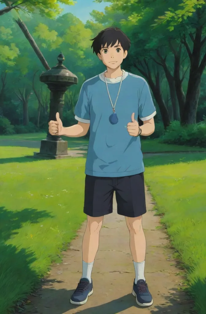 score_9, score_8_up, score_7_up, source_anime, rating_safe, , , , depth of field, 1boy, solo, male focus, <lora:tomohito_sugino_pony:0.9>, tomohito_sugino, black hair, blue eyes, short hair, wide angle, wide shot, full body, space, stars, day, v arms, smile, , <lora:sdxl_lightning_8step_lora:1>