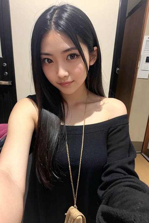 ((highest quality)), ((masterpiece)), (become close), Perfect Face　Long black hair standing in front of a wall, Long, shiny black hair, black silky hair, Extra Dark Natural Black Hair, long Straight black hair, Long black straight hair, Perfect silky straight hair, Straight black hair, Long black hair, Her hair is long and straight, detailed Long black hair　White Lingerie　(Big Tits 1.8)　(Super long hair down to the ankles)　1 female　12 years old Japan&#39;cutest middle school girl　(Standing model)　Shy smile　Neat bangs　The neatly trimmed bangs are princess cut and cover the entire forehead...　Lipstick is light red　Close up of the whole woman　Beautiful Hands　Thin fingers　Five Fingers　(Narrow-mouthed)　Natural Makeup　(Advance)

