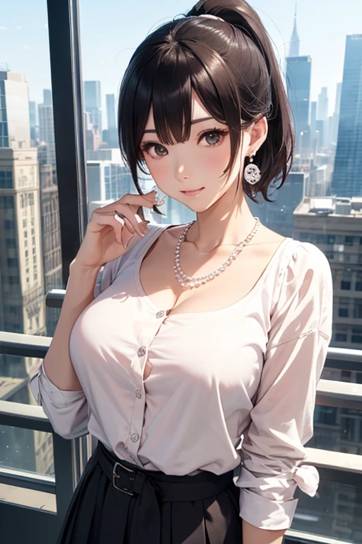 ((highest quality, 8k, masterpiece:1.3)), concentrated: 1.2, Perfect body beauty: 1.4, Hips: 1.2, ((Short layered haircuts, chest: 1.2)), (Wet clothes: 1.1), (rain, street:1.3), long cardigan、Silk bandeau dress: 1.1, Highly detailed face and skin texture, Beautiful Eyes, double eyelid, Whitening skin, Long Hair, (shut up: 1.3), smile