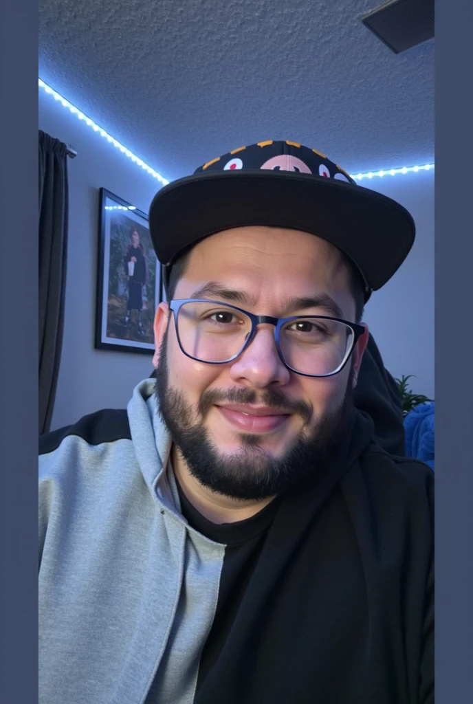 HarveyGuillen, stubble, 80's heartthrob, (1man), muscular, hunky male, soft smile, glasses, (wearing a Retro-style sweatshirt), handsome, professional lighting, artistic shot, blue background
<lora:rs-HarveyGuillenLora-03:1>