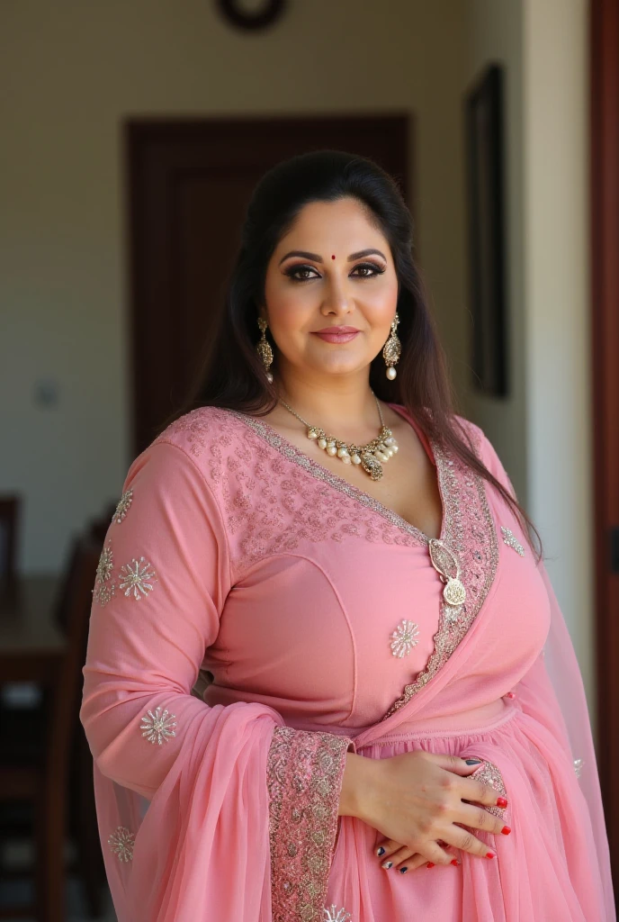 Busty (bbw)  indian mom body with big ass shalwar kameez