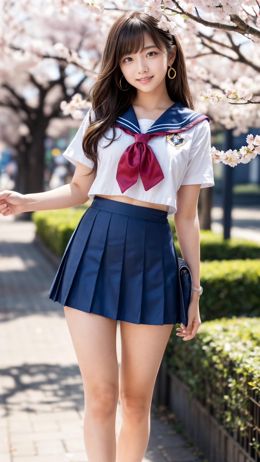 Whole body,full body、Long legs, thin thighs, Beautiful green eyes、cute high school girl、(8k, RAW photo, best quality, masterpiece:1.3),(realistic,photo-realistic:1.37),(night),(looking at viewer:1.331),(white hair),posing,Tokyo street,nightcityscape, Cyberpunk City,soft light,1girl,extremely beautiful face,bust,put down hands,Random hairstyle,Random expression,big eyes, ,lower abdomen,(lshort-sleeved JK_sailor),JK_style,(dark blue JK_skirt) ,(bow JK_tie),mix4、One girl, solo, High resolution, masterpiece, Anatomically correct, accurate, 最High quality, detail, High-resolution model, High detail, High quality, quality, Very detailed, Ultra high definition, Textured skin,