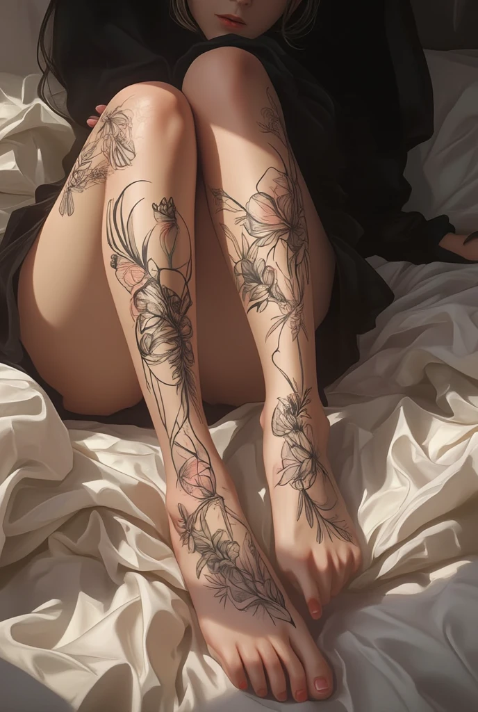 Tatto of a Beautyfull feet of a men