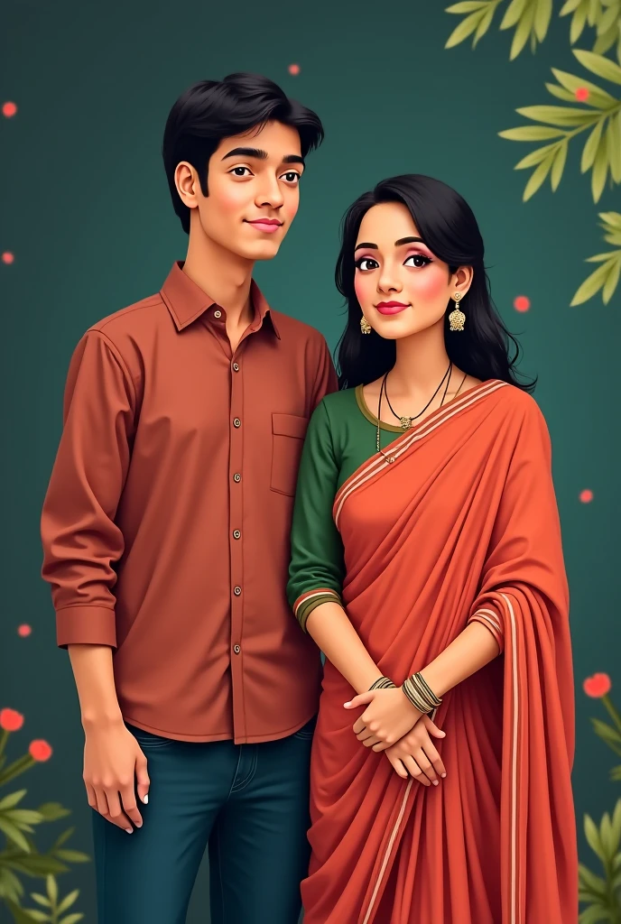 Make this photo anime, handsome boy, realistic