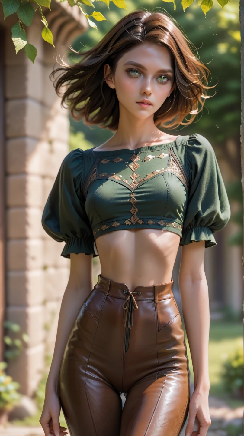 (Muscular:1.9), ((thick muscular thighs, wide hips:1.8)),(ginger female, green eyes, red hair:1.2),(android18 hair:1.5),(wearing glasses), earings, eyeshadow, lipstick, bokeh, (freckles:0.9), eight pack abs, (upper body view:1.2), (striations), (hard nipples:1.2), (small perky breasts:1.4), choker, (Boho-chic look with a lace-trimmed maxi skirt, a lightweight blouse with bell sleeves, finished with a fringe bag and layered jewelry:1.4), (sculped muscles:1.4), detailed eyes, (athletic body:1.3), (muscular body:1.9), (looking at viewer), (smile:1.5), dark bedroom, (dawn lighting), rim lighting, two tone lighting, dimly lit, clean skin, low key (DETAILED SKIN)