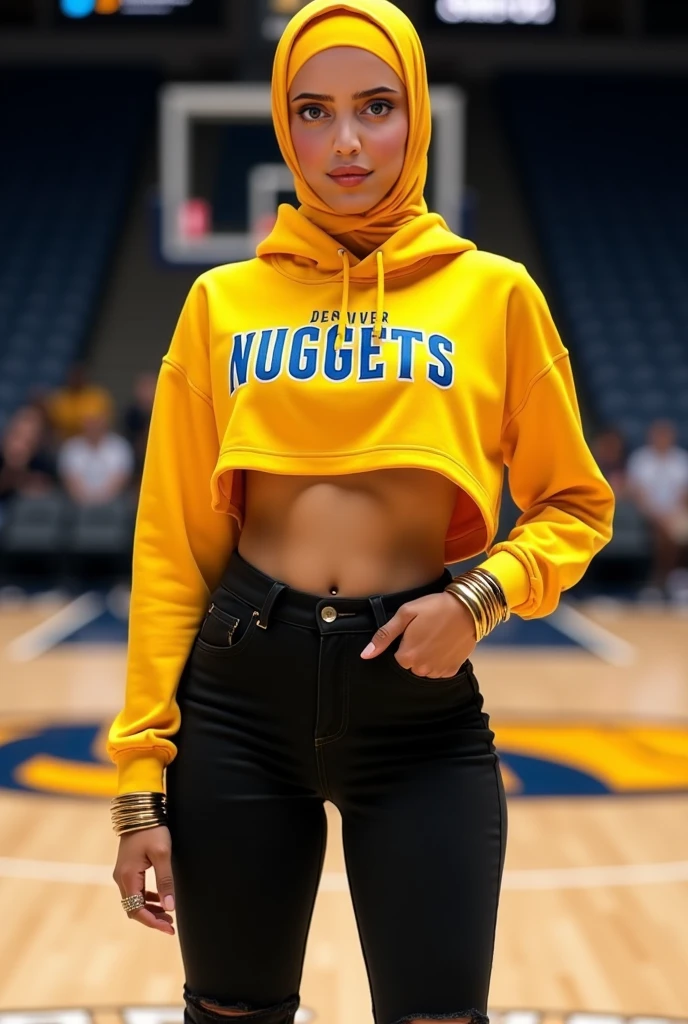 Kedra Sunderland sexy, She is wearing a bebe yellow sweatshirt and baby yellow sweatshirt shorts