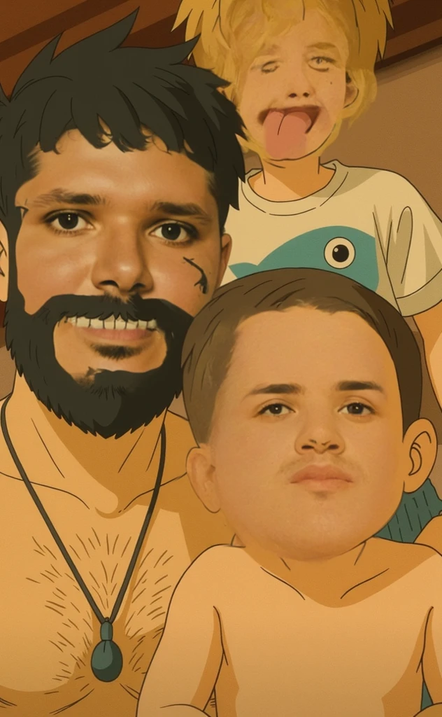 Le corps d'un bébé en couche