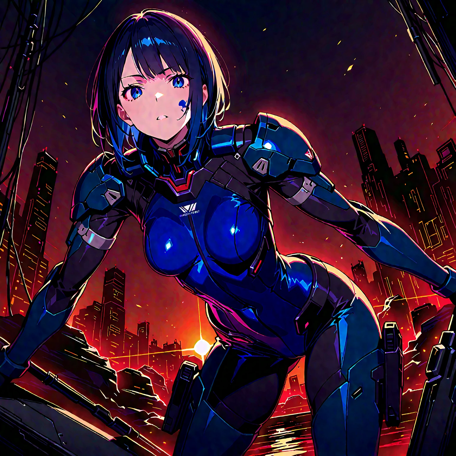 gran calidad ++ Extremely detailed high resolusionolution, very aesthetic, ojos expresivos, (((Cara perfecta))), (((face symmetrical))), ((good anatomy)), (((manos perfectas))), (((8k))), UHD, Fondo de pantalla HD, (((alta calidra detallada, (((((1girl)))))), solamente, Obra maestra, La mejor calidad, high resolusion, Altamente detallado, (illustration), hermosos ojos detallados, (((combatant))), (((cuerpo completo))), ((((Date A Live)))), ((((Takamiya Mana)))), (((((red hair))))), (((red eyes))), (((ponytail))), (((anime))), (((mature female))), (((gigantic breasts))), (((armor))), (((leotard))), (((Bosque))), (((city))), (((tokio))), (((tea party))), Dedos detallados, Dedos precisos, Manos no antinaturales, strange eye,