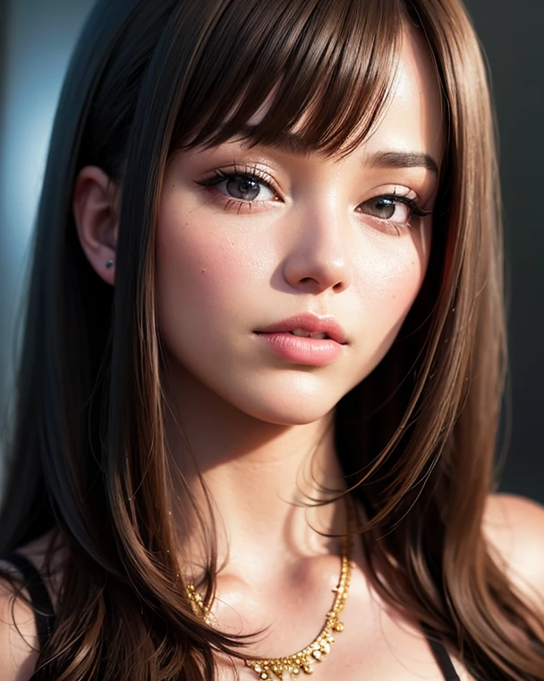 Portrait photo of a pretty seductive lady with tattoos, hyper details, intimate facial expression, sexy outfit, bright background, sunny day, dramatic cinematic lighting, concept art, unreal engine 5, RTX, ray tracing, photorealistic