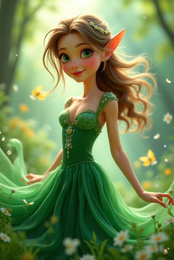 beautiful young dancers performing gracefully in a park, captivating the audience, highly detailed, digital art, vibrant colors, dramatic lighting, detailed face, long eyelashes, elegant dress, dynamic pose, lush greenery, sunlight, (best quality,4k,8k,highres,masterpiece:1.2),ultra-detailed,(realistic,photorealistic,photo-realistic:1.37),intricate details,dynamic composition,vivid colors,dramatic lighting
