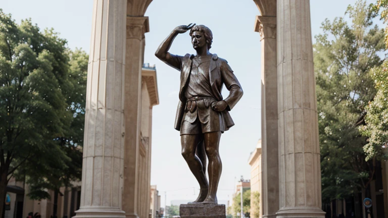 Manneken Pis,bronze statue,male