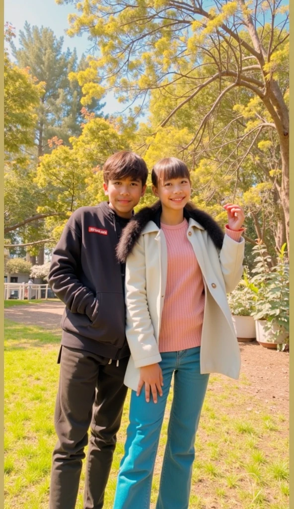 Japanese、male college student、20-year-old、194cm、Belongs to the basketball club、refreshing smile、beautiful face、Long bangs、Mushroom cut hairstyle、high quality、high resolution、masterpiece、neutral face、A sly smile、Eyes that look at a woman、well-groomed face、Thin but has strong muscles、Born in Kyoto、popular with women、Date with my girlfriend at Fushimi Inari、Stylish casual clothes that convey your height and slender figure
