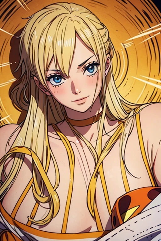 (gigantic breast:1.8,shy:1.5),1990s \(style\):2,retro art style:1.5, ((cel shading:2,flat color:1.2,vivid color.1.5,anime screen cap:1.2,megami magazine))(,arms behind head:1.6,dynamic angle,sexy pose:1.3),masterpiece, best quality,((drill hair:2,blonde hair, vertical curls,twin tails)),((gold micro bikini:1.5)), background detailed,elegant, high-class, embarrassed,beautiful detailed background,isure activities, vacation mood, breezy, lively, cheerful, fun, lively atmosphere, celebration:1.2, enjoyment,