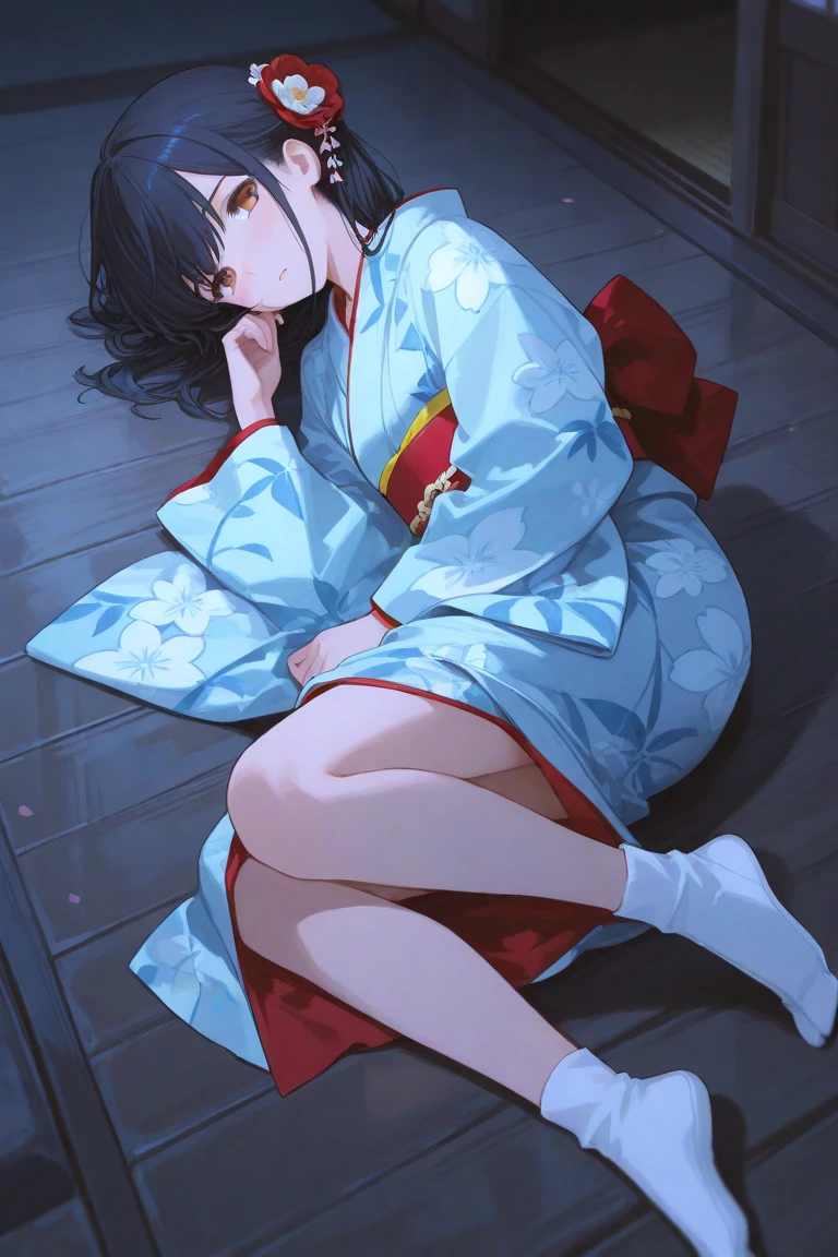 background, many details, detailed texture, tatami, 1boy, scaramouche, fullbody, traditional white clothing, lying, inviting, rigid, stern, very detailed background, (masterpiece, best quality:1.1), (many floating {red|yellow|orange|pink} {maple leafs|spider lilies|sakura flowers}:1.1), (floating colorful {blood|ink|lightning|particles}:1.0), ({ray tracing,glowing|dappled sunlight,light rays,caustics|mysterious,eerie}:1.2), ({colorful|iridescent|multicolored}:1.1), (beautiful detailed purple glow:1.0) <lora:Scara_Kunikuzushi:0.7>