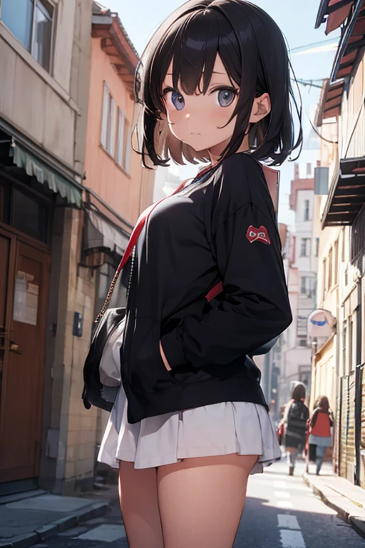 At the gym、exercise、Fitness、spats、training、Showing panties、Girl、Girl、Short、Younger、、Baby Face、Both eylat chest、Glaring、Dynamic Angle、Sweat、sports、Equipment、Wearing clothes、There are a few people behind、masterpiece、best quality、ultra-detail
