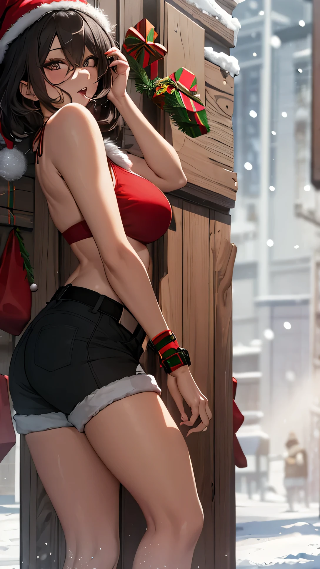 (((rockkete)))8k,((de nier the automata))((leotardo rojo))(((lleva un leotardo rojo y un gorro de navidad)))(((ella posa cat walk)))(((Amazing tits)))caliente, hermosa,((Hornie)),(((2b)))((tiene nalgotas)))8k,((parece un render 3d)) hiperrealista todo como un motor irreal trazado de rayos render ((estilo humano hiperealista)),(((Empty dark background))). hiperrealista todo como un motor irreal trazado de rayos render estilo humano realista ,(((Empty dark background)))., (((emptyback ground)))Suavemente iluminado, Intimo exquisito detalle, foco nítido, intrincadamente detallado, rewarded photography, small-catchlight, bajo contraste, alta nitidez, facial-symmetry, profundidad de campo, cinematic background, Renderizado del motor irreal, Imagen central, dream-like, Suavemente iluminado, intimo, imagen de cuerpo completo ,cuerpo completo,((tetona)),((piernas torneadas)) perfect ass ecchi, hdri