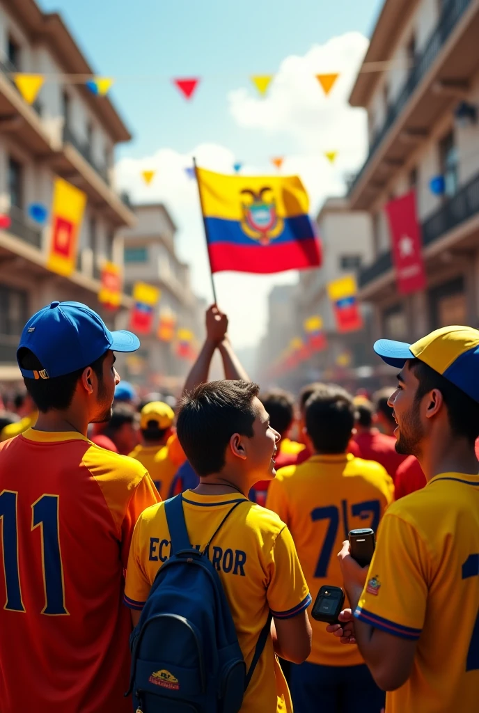 a scene showing several children gathered with a flag of venezuela in their hands symbolizing the independence of venezuela 