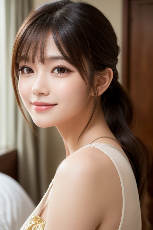 (masterpiece, Highest quality, Very detailed, Best Shadow:1.2), High resolution, ((Cinematic Light)), Hyper Detail, Dramatic Light, Intricate details, Dynamic Angle, (Very detailed CG ユニティ 8k 壁紙:1.2), Shyness,
((masterpiece)), (Very detailed), (Very detailedUnity 8k壁紙), (Realistic Skin), (Realistic photos, Realistic, Photorealistic), Beautiful Japanese Women, Narrow Face, (Knit dress:1.4), Beautiful Hair,Brown Hair, Medium Hair,Beautiful Face, Delicate and beautiful eyes, smile,Beautiful feet, See through,Low angle shot
