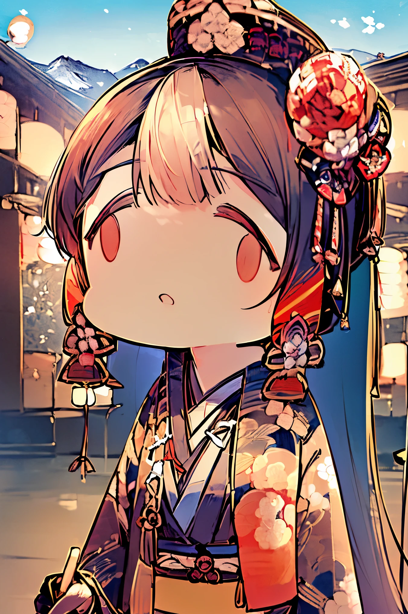 (masterpiece:1.5),beautiful hair,beautiful eyes with a vagina,Beautiful slender body,(Konno Anna:1.2),(Riho Yoshioka:1.1),(closes her eyes and sticks out her tongue:1.3),(Mountains in the background:1.4),bust illustration from the front ,Cleavage,((((An Extraordinary Beauty:1.7)))),((((military jacket, kimono,Japanese and Western,Taisho Romance:1.5)))),((19-year-old single woman holding a fish in her hand:1.1)),(accurately depicted anatomically correct hands:1.1) dark hair,long lashes,Three-dimensional, jewel-like eyes,Very delicate and beautiful CG,2. 5D illustration, Anatomically Accurate Body, (Extremely precise illustrations:1.1),(Outdoors:1.4), (wallpaper:1.4),8k