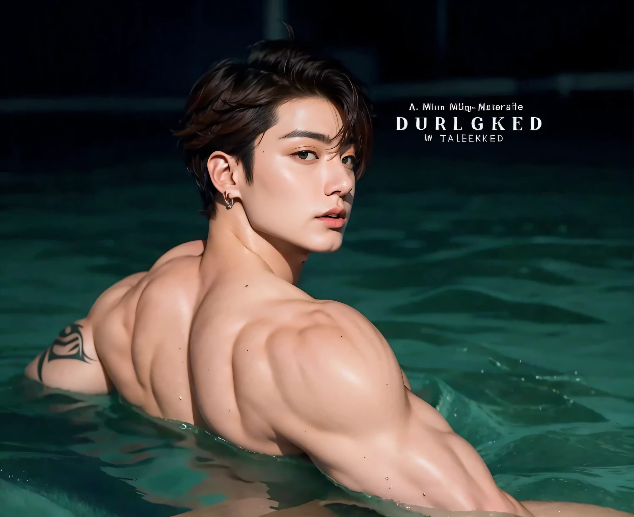 JUNGKOOK BTS, muscular, masculine and marked