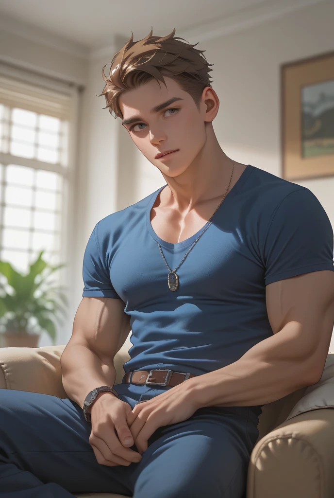 Make a 20 year old handsome man